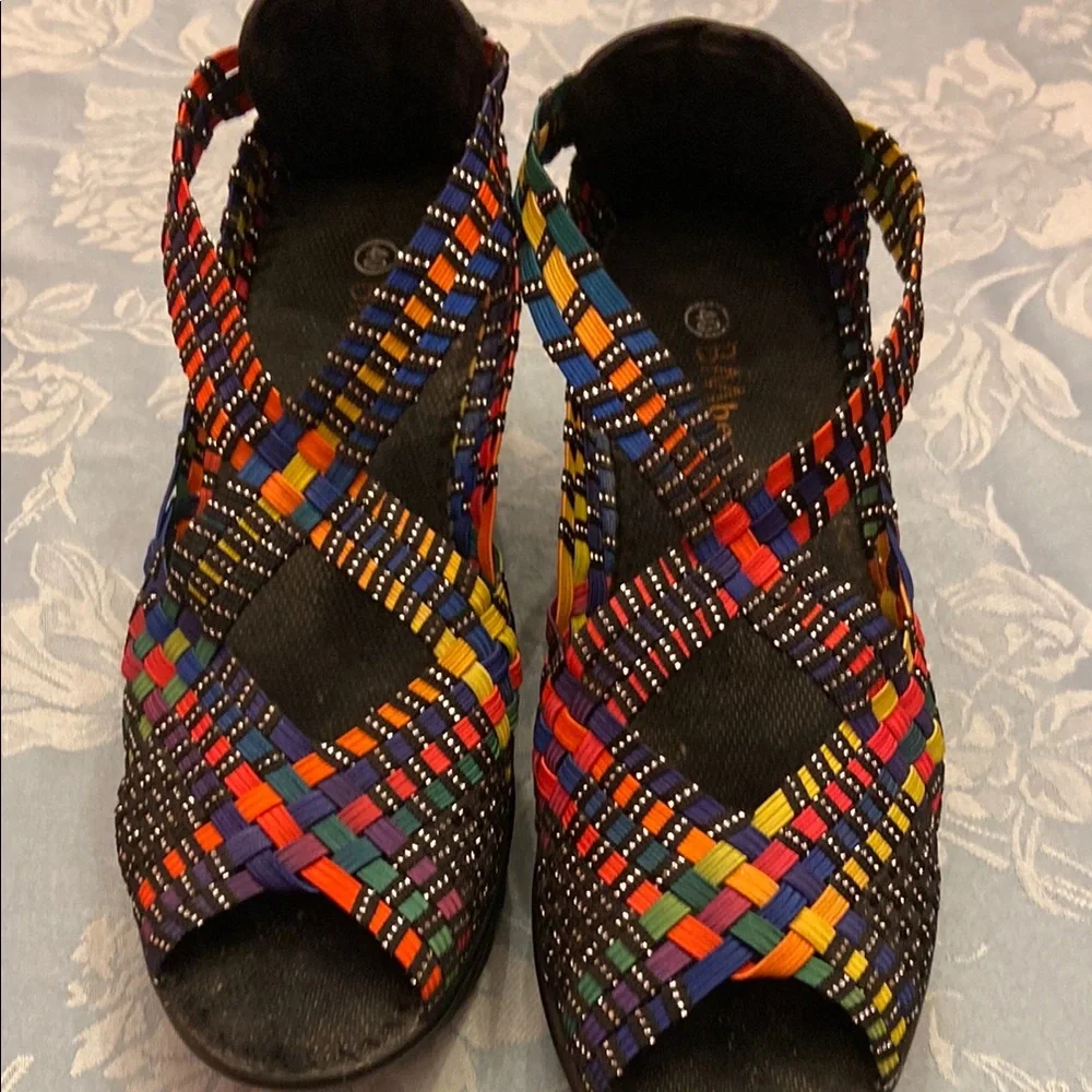 Bernie Mev Colorful Strappy Women's Sandals Size 40. 9/9.5 women’s - Picture 10 of 15